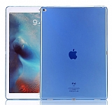 Apple iPad Pro 12.9 Ultra İnce Şeffaf Mavi Silikon Kılıf