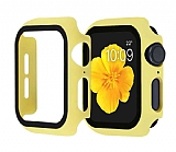 Apple Watch 6 Cam Sarı Kılıf (40 mm)