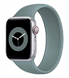 Apple Watch 6 Solo Loop Yeil Silikon Kordon 40mm