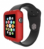 Apple Watch Kırmızı Silikon Kılıf (38 mm)