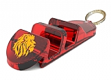 Kırmızı Aslan Figürlü Telefon Tutucu Anahtarlık