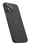 Benks Lollipop iPhone 13 Pro Max İnce Siyah Rubber Kılıf