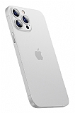 Benks Lollipop iPhone 13 Pro Max İnce Beyaz Rubber Kılıf