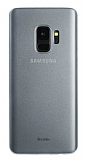 Benks Lollipop Samsung Galaxy S9 Ultra İnce Şeffaf Beyaz Rubber Kılıf