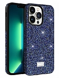 Buff Diamond Series iPhone 13 Pro Max Mavi Silikon Kılıf