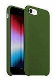 Buff Rubber Fit iPhone 7 / 8 / SE Yeşil Silikon Kılıf