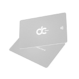 Business Card Dijital Silver Kartvizit