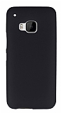 Dafoni Air Slim HTC One M9 Ultra İnce Mat Siyah Silikon Kılıf