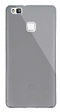 Dafoni Aircraft Huawei P9 Lite Ultra İnce Şeffaf Siyah Silikon Kılıf