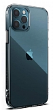 Dafoni Aircraft iPhone 12 Pro Max 6.7 inç Ultra İnce Şeffaf Silikon Kılıf