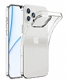 Dafoni Aircraft iPhone 13 Pro Max Ultra İnce Şeffaf Silikon Kılıf