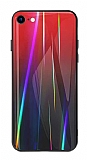 Dafoni Colorful iPhone SE / 5 / 5S Cam Kırmızı Kılıf