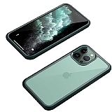 Dafoni Extra iPhone 12 Pro Max 360 Derece Koruma Cam Yeil Klf