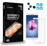 Dafoni Huawei P Smart Nano Premium Beyaz Ekran Koruyucu