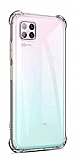 Dafoni Hummer Huawei P40 Lite Ultra Koruma Silikon Kenarl effaf Klf