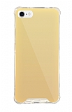 Dafoni Hummer Mirror iPhone SE 2022 Aynalı Gold Silikon Kılıf