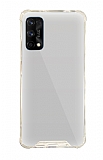 Dafoni Hummer Mirror Realme 7 Pro Aynalı Silver Silikon Kılıf