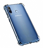 Dafoni Hummer Samsung Galaxy A30S Ultra Koruma Silikon Kenarl effaf Klf