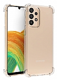 Dafoni Hummer Samsung Galaxy A33 5G Ultra Koruma Silikon Kenarlı Şeffaf Kılıf