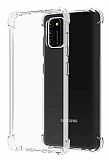 Dafoni Hummer Samsung Galaxy A41 Ultra Koruma Silikon Kenarl effaf Klf