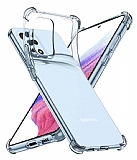 Dafoni Hummer Samsung Galaxy A53 5G Ultra Koruma Silikon Kenarlı Şeffaf Kılıf