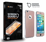 Dafoni iPhone 6 / 6S Full Darbe Emici Rose Gold Ön+Arka Ekran Koruyucu Film