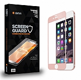 Dafoni iPhone 6 / 6S Full Tempered Glass Premium Rose Gold Cam Ekran Koruyucu
