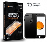 Dafoni iPhone 7 Plus Full Darbe Emici Siyah Ön+Arka Ekran Koruyucu Film