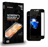 Dafoni iPhone SE 2020 Full Tempered Glass Premium Siyah Cam Ekran Koruyucu