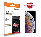 Dafoni iPhone XS Max Slim Triple Shield Ekran Koruyucu