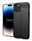 Dafoni Liquid Shield Premium iPhone 14 Pro Siyah Silikon Kılıf