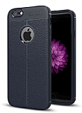 Dafoni Liquid Shield Premium iPhone 6 / 6S Lacivert Silikon Kılıf