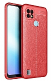 Dafoni Liquid Shield Premium Realme C25s Kırmızı Silikon Kılıf