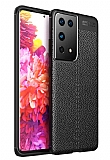 Dafoni Liquid Shield Samsung Galaxy S21 Ultra Sper Koruma Siyah Klf