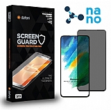 Dafoni Samsung Galaxy S21 FE 5G Privacy Mat Nano Premium Ekran Koruyucu