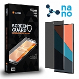 Dafoni Samsung Galaxy S22 Ultra Privacy Mat Nano Premium Ekran Koruyucu