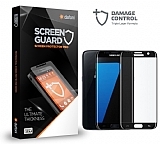 Dafoni Samsung Galaxy S7 Edge Curve Darbe Emici Siyah Ön+Arka Ekran Koruyucu Film