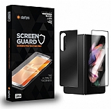 Dafoni Samsung Galaxy Z Fold3 5G n + Arka Siyah Full Cam Ekran Koruyucu