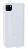 Dafoni Union Huawei Y5P Ultra Koruma Beyaz Kılıf