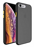 Dafoni Union iPhone SE 2020 Ultra Koruma Siyah Kılıf