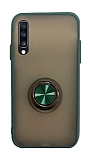 Dafoni Union Ring Samsung Galaxy A70 Ultra Koruma Yeşil Kılıf