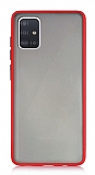 Dafoni Union Samsung Galaxy A51 Ultra Koruma Kırmızı Kılıf