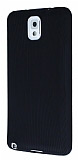 Eiroo Air Spring Samsung N9000 Galaxy Note 3 Çizgili Siyah Silikon Kılıf