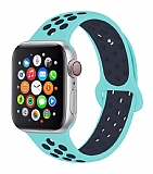 Eiroo Apple Watch 4 / Watch 5 Yeil Spor Kordon (44 mm)