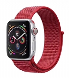 Eiroo Apple Watch 4 / Watch 5 Kuma Krmz Kordon (40 mm)