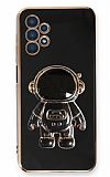 Eiroo Astronot Samsung Galaxy A13 Standl Siyah Silikon Klf