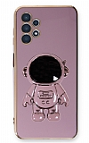 Eiroo Astronot Samsung Galaxy A13 Standl Mor Silikon Klf