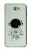 Eiroo Astronot Samsung Galaxy J7 Prime/J7 Prime 2 Standl Yeil Silikon Klf