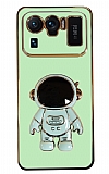 Eiroo Astronot Xiaomi Mi 11 Ultra Standl Yeil Silikon Klf