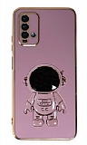 Eiroo Astronot Xiaomi Poco M3 Standl Mor Silikon Klf